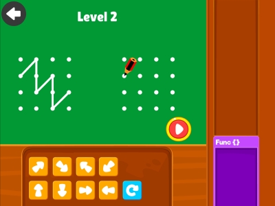 Connect Diagonally  Loops - Coding Games For kids