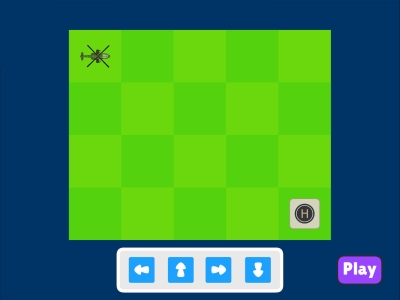 Helicopter Landing  Coding Games For kids