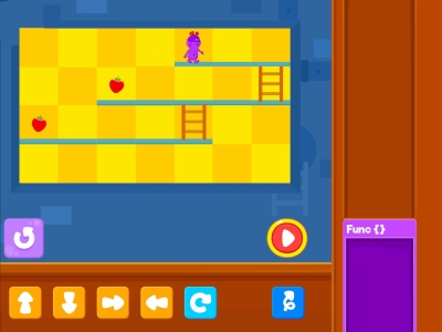 Chomp The Fruits  Loops - Coding Games For kids